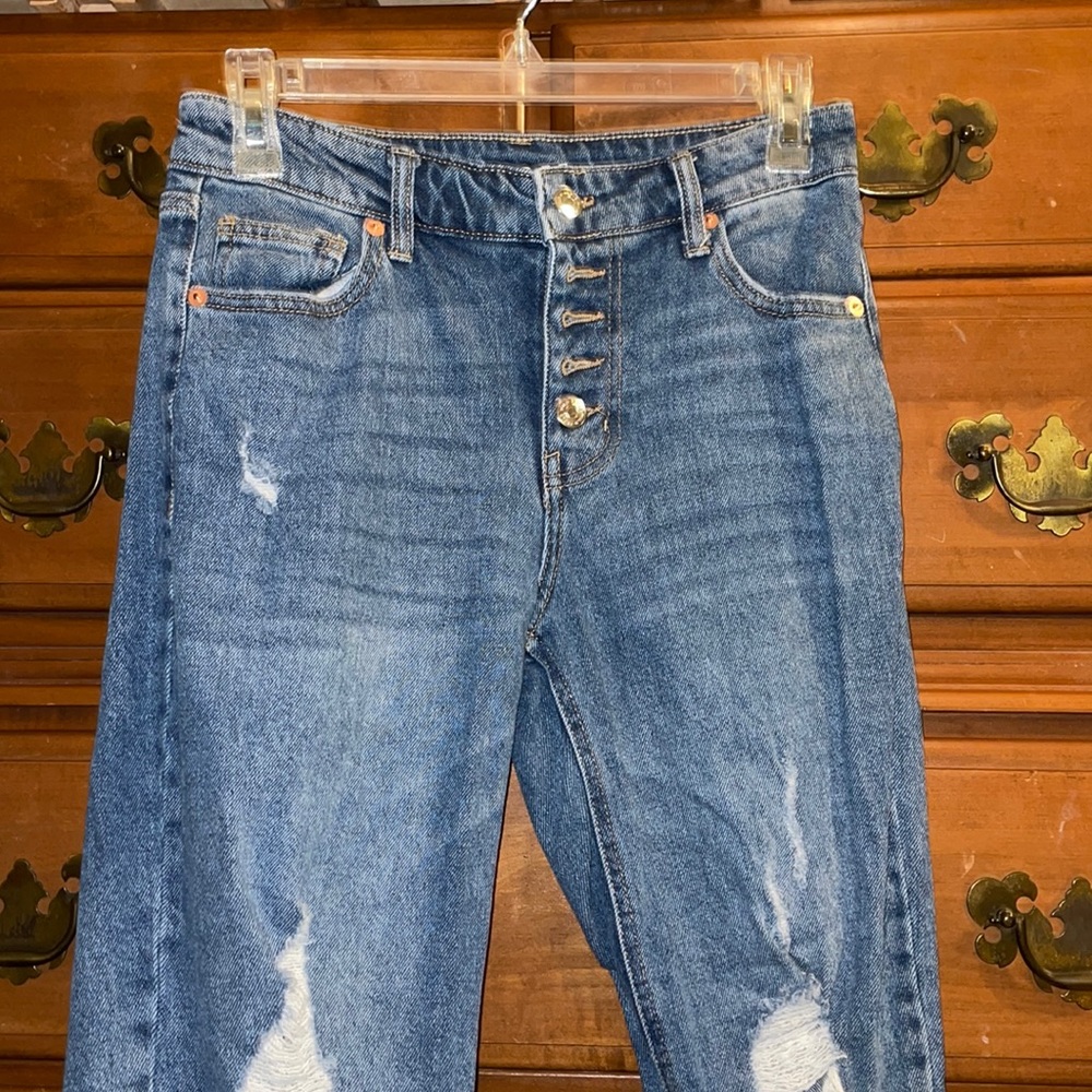 Ripped Blue Jeans